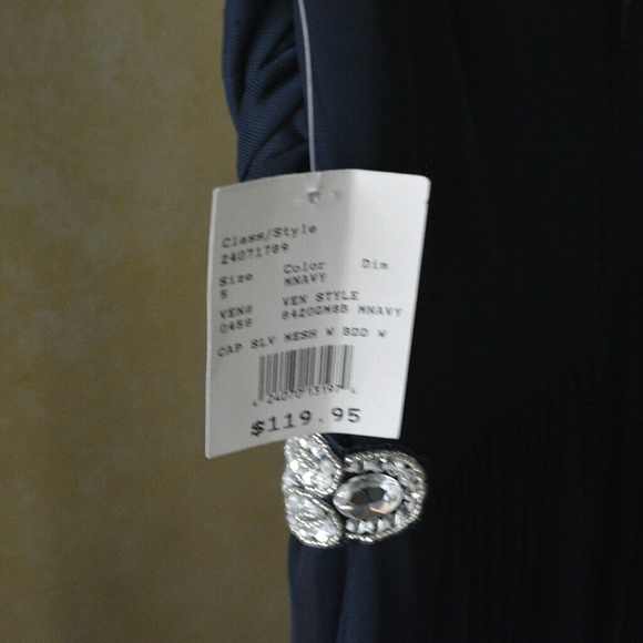 David's Bridal Navy Gown - Picture 6 of 8